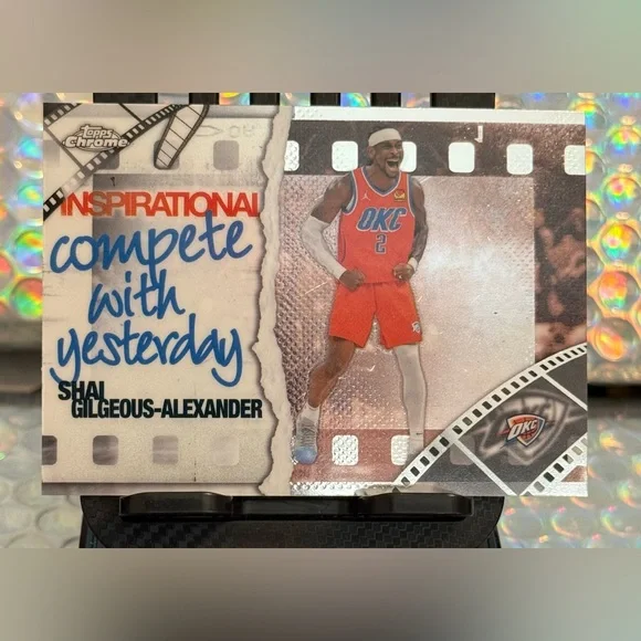 Shai Gilgeous-Alexander 2025-26 Topps Chrome Inspirational IP-11 OKC Thunder - Picture 5 of 5